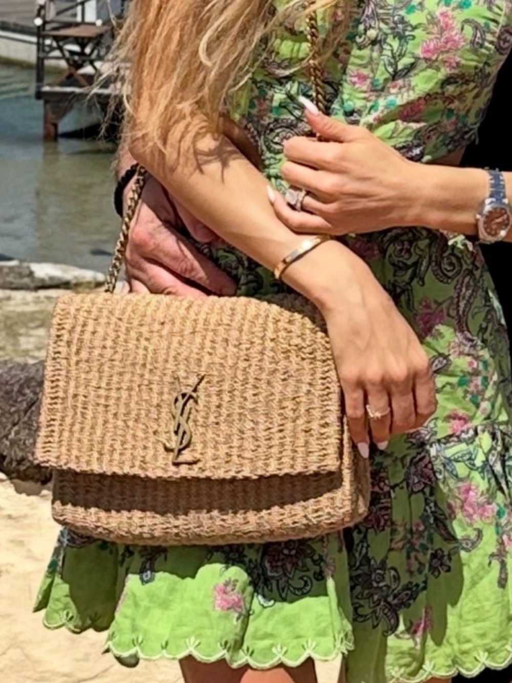 YSL Saint Laurent Raffia Bag - Picture 2 of 12